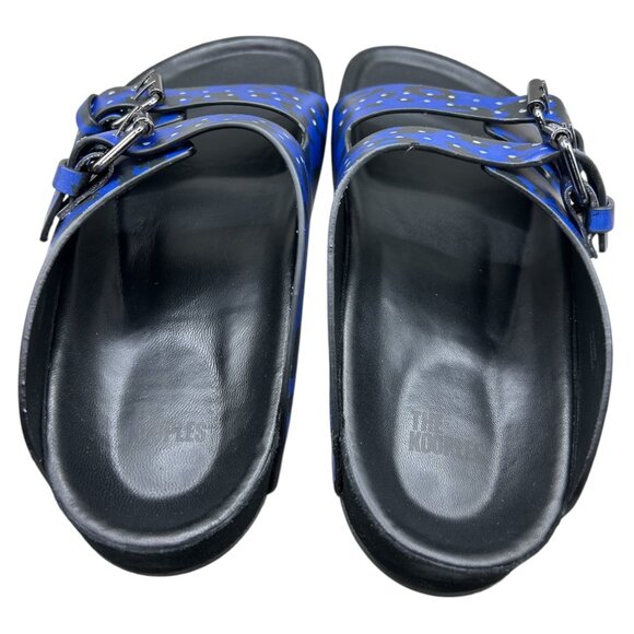 The Kooples Blue Leopard-Print Leather Sandals- EU 40 (US 7 Men / 9-10 Women) main image 8